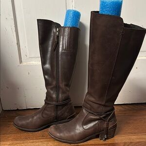 UGG Cierra Brown Knee-High Leather Riding Boots